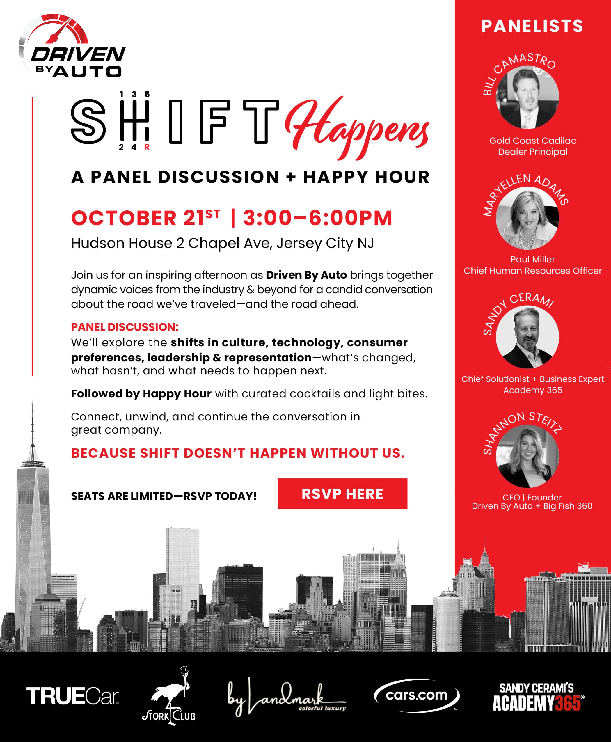 Shift Happens Event Invite